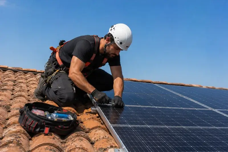 Maintenance et monitoring de panneaux solaires à Châteaudouble